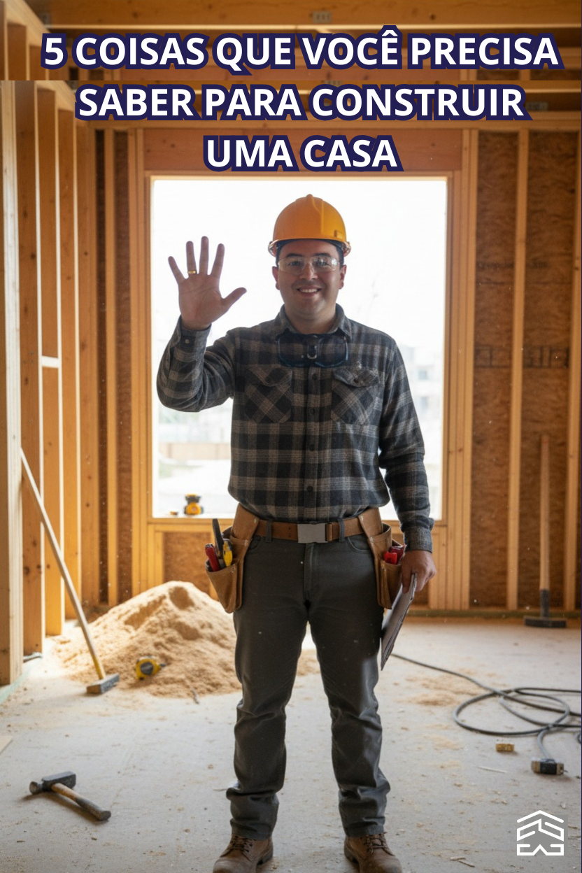 5 coisas que você precisa saber para construir uma casa